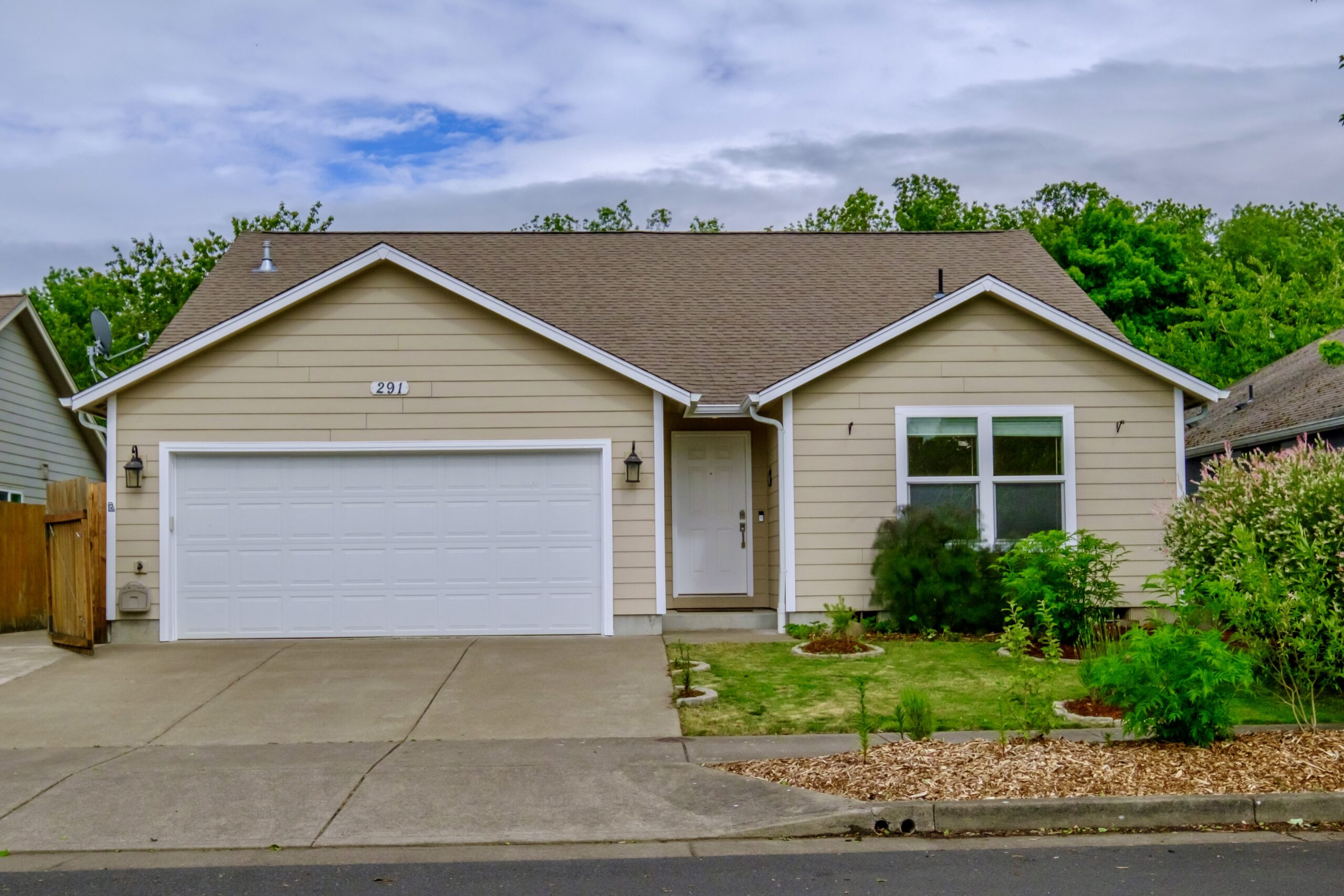 the front of the home on stormy NE for sale